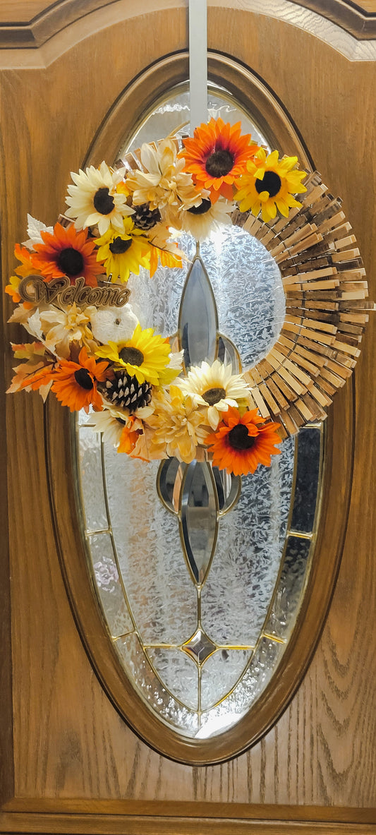 "White Pumkin" Wreath